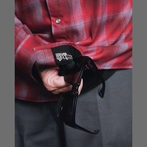 DIXXON FLANNEL x SWITCH SUSPENSION - GAME OVER Flannel Shirt - Men's LARGE - Picture 11 of 12